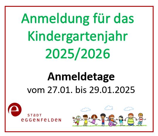 Kindergartenanmeldung Startseite